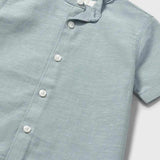 Simple Linen Shirt - Jade