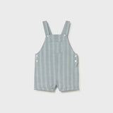 Sweet Prince Linen Striped Overalls
