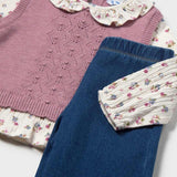 Fall Sweater Vest + Pant Set