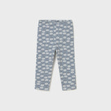 Printed Leggings - Blue Bell