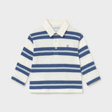 Striped Polo - Indigo