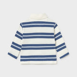 Striped Polo - Indigo