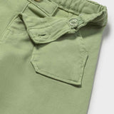 Patch Pocket Twill Pants - Basil