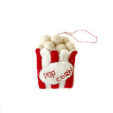Popcorn Felt Ornament