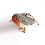 Bird Tufted Wool Ornament