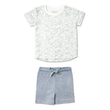 Waves Organic Tee & Shorts Set