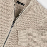 Boy's Knit Cardigan - Chai