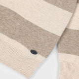 Knit Boy's Polo Shirt - Mole Melange