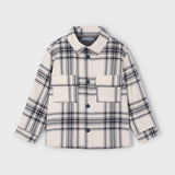 Plaid Boy's Overshirt - Grey