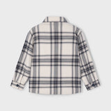 Plaid Boy's Overshirt - Grey