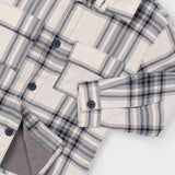Plaid Boy's Overshirt - Grey