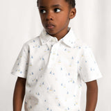 Sailboat Printed Polo