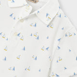 Sailboat Printed Polo