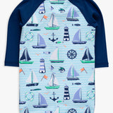 One Piece Rash Guard Swimsuit - Sweet Sails