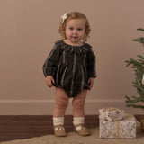 Freya Romper - Holiday Plaid