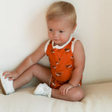 Longhorn Bamboo Henley Onesie