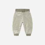 Velour Relaxed Sweatpant - Spruce Stripe