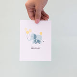 Hello Baby, Elephant Card