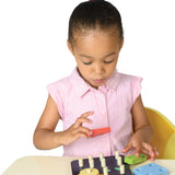 Wooden Count and Match Peg Board