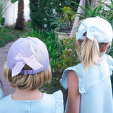 Rainbow Unicorn Bow Baseball Hat