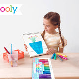Rainbow Sparkle Watercolor Gel Crayons Set