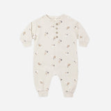 Relaxed Fleece Jumpsuit - Space
