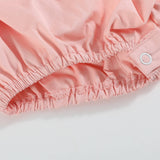 Light Pink Easter Smocked Flutter Romper