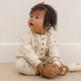 Relaxed Fleece Jumpsuit - Blue Daisy