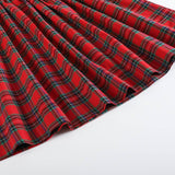 Christmas Plaid Smocked Bishop Dress