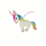 Pastel Unicorn Felt Ornament