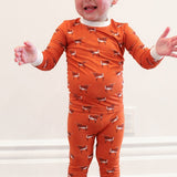 Longhorn Two Piece Bamboo Pajama Set 