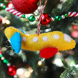 Airplane Felt Ornament