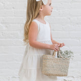 Zoey Seersucker Tiered Dress - Coconut