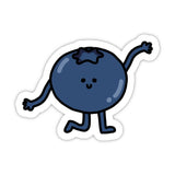 Dancing Blueberry Vinyl Sticker