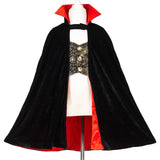 Dracula Cape + Teeth Costume Set
