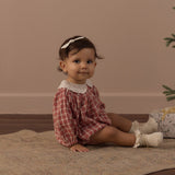Heidi Romper - Vintage Plaid