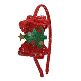 Christmas Tree Bow Headband
