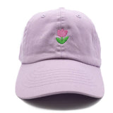 Tiny Tulip Baseball Hat - Lilac