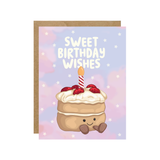 Sweet Birthday Wishes Cake Jelly Card