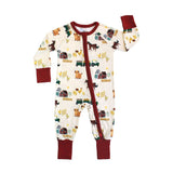 On the Farm Bamboo Zipper Pajama