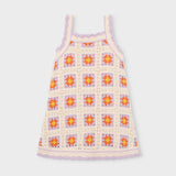 Flower Patchwork Crochet Dress