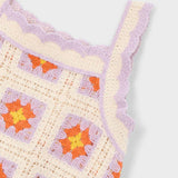 Flower Patchwork Crochet Dress
