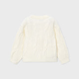 Flower Cable Knit Sweater