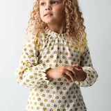 Flowy Bambula Girl's Top - Macchiato