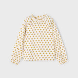 Flowy Bambula Girl's Top - Macchiato
