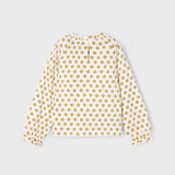 Flowy Bambula Girl's Top - Macchiato