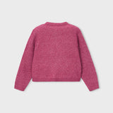 Bows Knit Cardigan - Petal