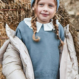 Knit Girl's Sweater - Sage