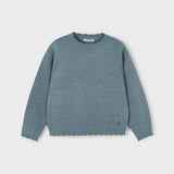 Knit Girl's Sweater - Sage