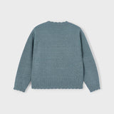 Knit Girl's Sweater - Sage
